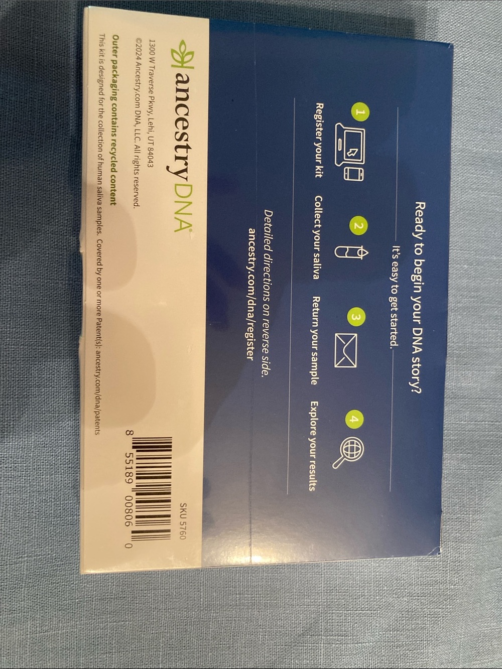 Ancestry DNA Test Kit + Traits - Picture 2 of 2